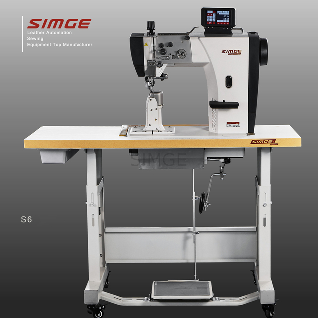 S6 Automatic Post Bed Sewing Machine with Stepper Motor