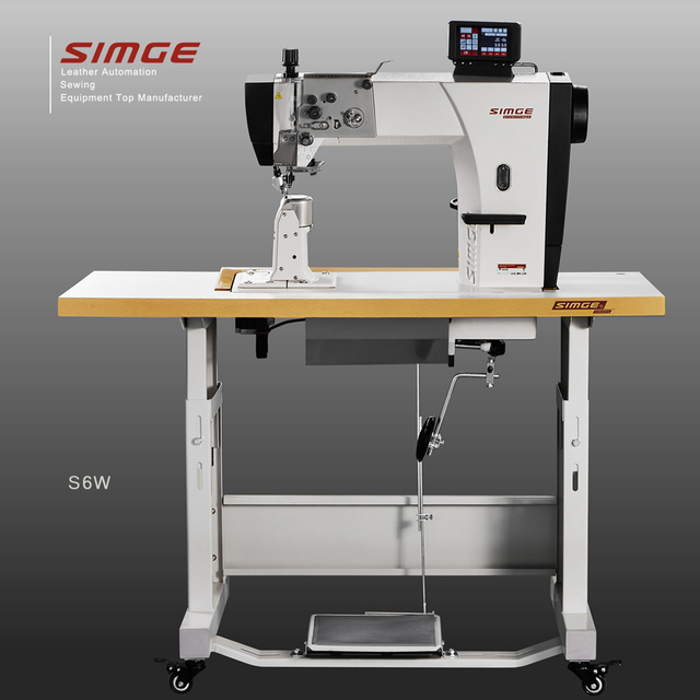 S6W Special Single Needle Post Bed Sewing Machine With Wide Working Space